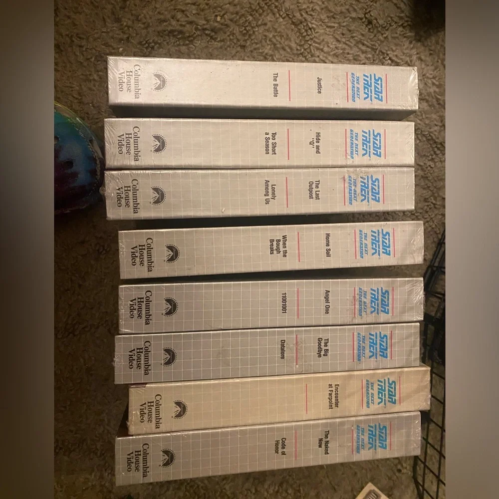 Star Trek The Next Generation Collector's Edition VHS lot of 8